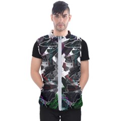 Abstract Background Science Fiction Men s Puffer Vest by Pakrebo