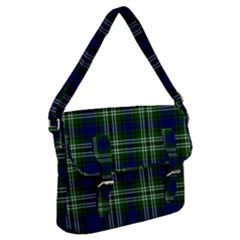 Tweedside District Tartan Buckle Messenger Bag by impacteesstreetwearfour