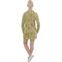 Cactus pattern Women s Long Sleeve Casual Dress View2