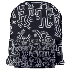Doodle Pattern Giant Full Print Backpack by Valentinaart