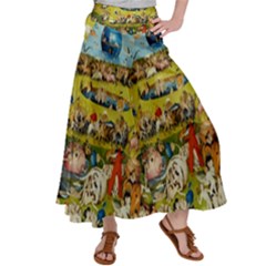 Hieronymus Bosch The Garden Of Earthly Delights Satin Palazzo Pants by impacteesstreetwearthree