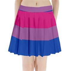 Bisexual Pride Flag Bi Lgbtq Flag Pleated Mini Skirt by lgbtnation