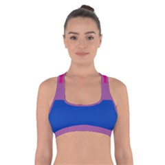 Bisexual Pride Flag Bi Lgbtq Flag Cross Back Sports Bra by lgbtnation