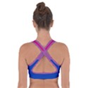 Bisexual Pride Flag Bi LGBTQ Flag Cross Back Sports Bra View2