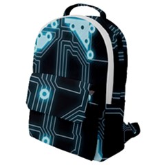 New Technology - Dark Flap Pocket Backpack (small) by WensdaiAmbrose