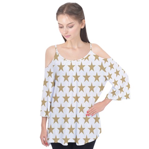 Gold Star Flutter Tees by WensdaiAmbrose