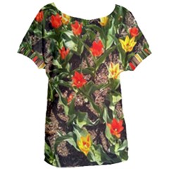 Tulips In April Women s Oversized Tee by Riverwoman