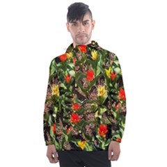 Tulips In April Men s Front Pocket Pullover Windbreaker by Riverwoman