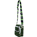 Ice Freeze Black Pattern Shoulder Strap Belt Bag View2