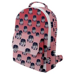 Forest Girl Gradient Red Flap Pocket Backpack (small) by snowwhitegirl