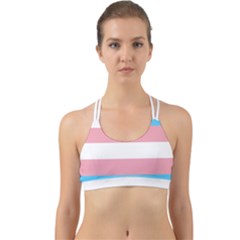 Transgender Pride Flag Back Web Sports Bra by lgbtnation