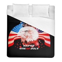 Happy 4th Of July Duvet Cover (full/ Double Size) by FantasyWorld7