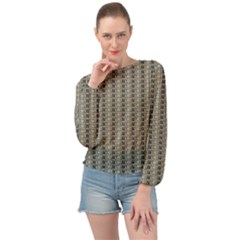 100 Dollars Banded Bottom Chiffon Top by snowwhitegirl