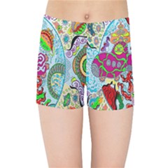 Supersonic Volcanic Splash Kids  Sports Shorts by chellerayartisans