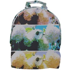 Faded Snowball Branch Collage (ii) Mini Full Print Backpack by okhismakingart