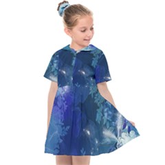 Wonderful Elegant Floral Design Kids  Sailor Dress by FantasyWorld7