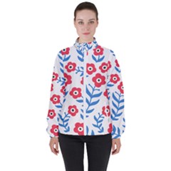 Motif Women s High Neck Windbreaker by Sobalvarro