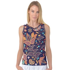 Paisley Women s Basketball Tank Top by Sobalvarro