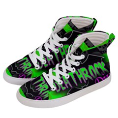 Deathrock Diva Men s Hi-top Skate Sneakers by ArtistRoseanneJones