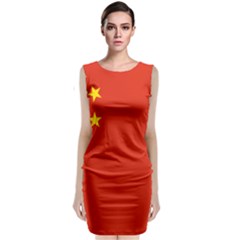 China Flag Classic Sleeveless Midi Dress by FlagGallery