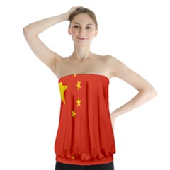 China Flag Strapless Top by FlagGallery