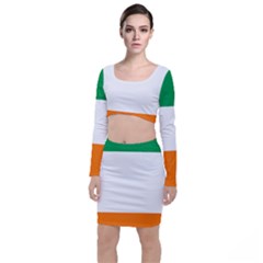 Flag Of Ireland Irish Flag Top And Skirt Sets by FlagGallery