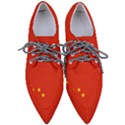 Chinese flag Flag of China Pointed Oxford Shoes View1