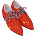 Chinese flag Flag of China Pointed Oxford Shoes View3