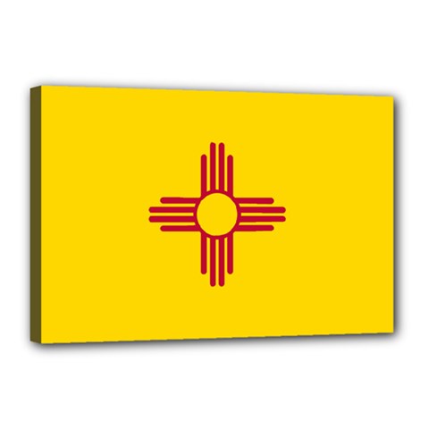 New Mexico Flag Canvas 18  X 12  (stretched) by FlagGallery