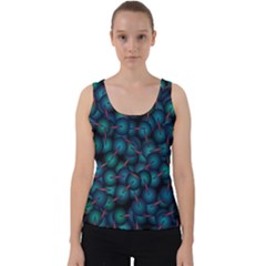 Background Abstract Textile Design Velvet Tank Top by Pakrebo