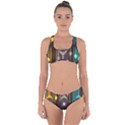 Background Colors Abstract Criss Cross Bikini Set View1