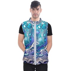 Paint Acrylic Paint Art Colorful Men s Puffer Vest by Pakrebo