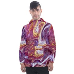 Paint Acrylic Paint Art Colorful Men s Front Pocket Pullover Windbreaker by Pakrebo