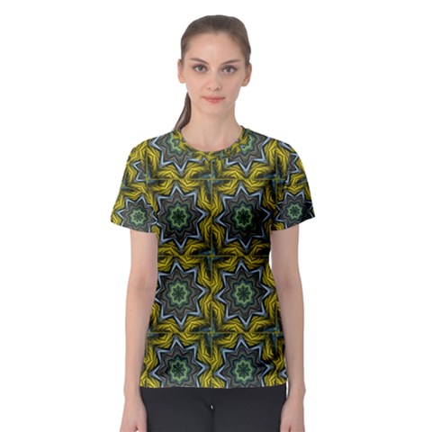 Seamless Wallpaper Digital Art Women s Sport Mesh Tee by Pakrebo