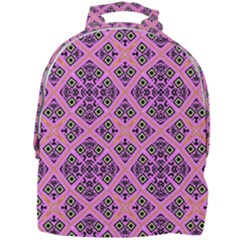 Seamless Wallpaper Geometric Pink Mini Full Print Backpack by Pakrebo