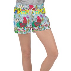 Supersonic Key West Gypsy Blast Women s Velour Lounge Shorts by chellerayartisans