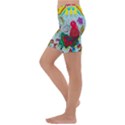 Supersonic Key West Gypsy Blast Kids  Lightweight Velour Capri Yoga Leggings View2