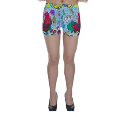 Supersonic Key West Gypsy Blast Skinny Shorts by chellerayartisans