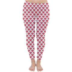 Red Diamond Classic Winter Leggings by HermanTelo