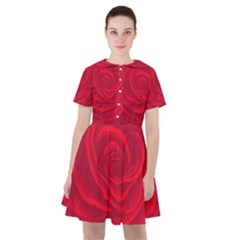 Roses Red Love Sailor Dress by HermanTelo