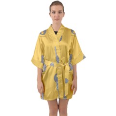 Key Quarter Sleeve Kimono Robe by HermanTelo