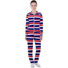 Patriotic Ribbons Casual Jacket And Pants Set by Mariart