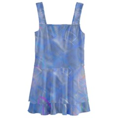 Abstract Triangles Geometric Kids  Layered Skirt Swimsuit by Bajindul