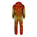 Pattern Background Rings Circle Orange Hooded Jumpsuit (Kids) View2