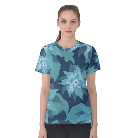 Graphic Design Wallpaper Abstract Women s Cotton Tee by Pakrebo