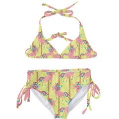 Unicorn Carousel Kids  Classic Bikini Set by VeataAtticus