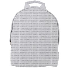 Binary Background Mini Full Print Backpack by Bajindul