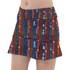 Architecture Color Colour Windows Tennis Skirt by Pakrebo