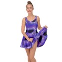 Sliced Kiwi Fruits Purple Inside Out Casual Dress View1