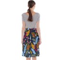 Colorful birds in nature Midi Beach Skirt View2